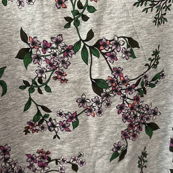 MOTHERHOOD MATERNITY FLORAL TANK: GRAY: NEW WITH TAGS: SIZE S - Picture 2 of 5